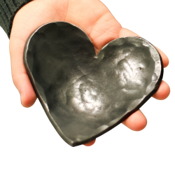 HAND FORGED IRON RING DISH AS WEDDING GIFT