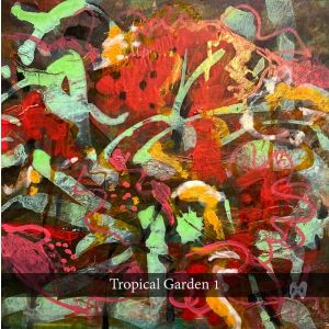 Tropical Garden : Acrylic Painting