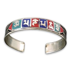 Three Metal Healing Mantra Bracelet