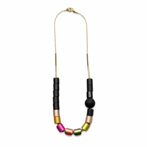 Charcoal Aluminium Necklace 