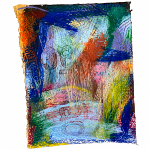 'Into Space A Continuum - Oil Painting'