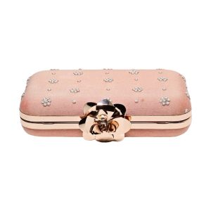 'Peach Flowers' Clutch