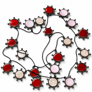 Red and Pink Suns' Necklace