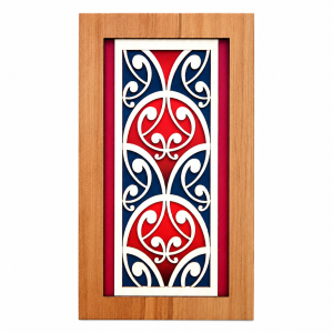Wooden Maori Koiri Wall Art