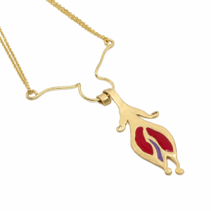 Stained Flower Necklace