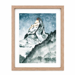 Matterhorn - Watercolor Painting