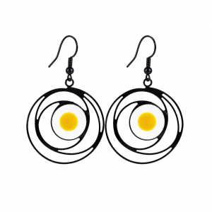 Fried Eggs Galaxy Earrings