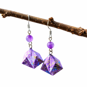 Lavender RainDrop Earrings