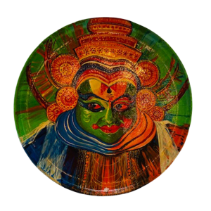 'Kathakali' Wooden Wall Decor