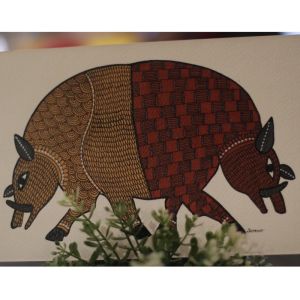 'Forest Animals' Gond Art