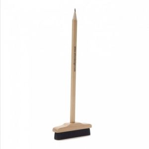 URIKY PENCIL & ERASER LOOKING LIKE A BROOM