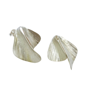 be Leaf Shaped Stud Earrings