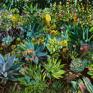 Trainor's Garden - Acrylic Painting