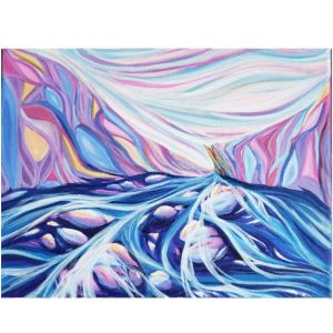 Handmade Chinook Wind Painting