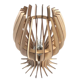 Stripes Designer Wooden Lamp
