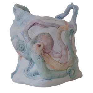 Porcelain Bag Sculpture