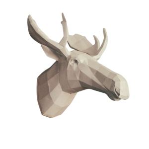Fake Trophy Moose - Papercraft Kit